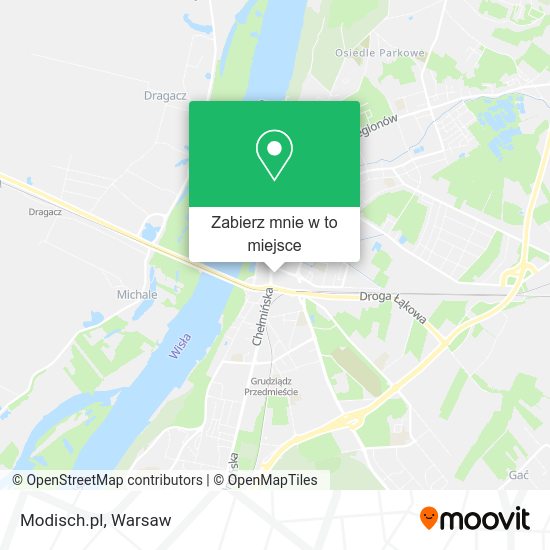 Mapa Modisch.pl