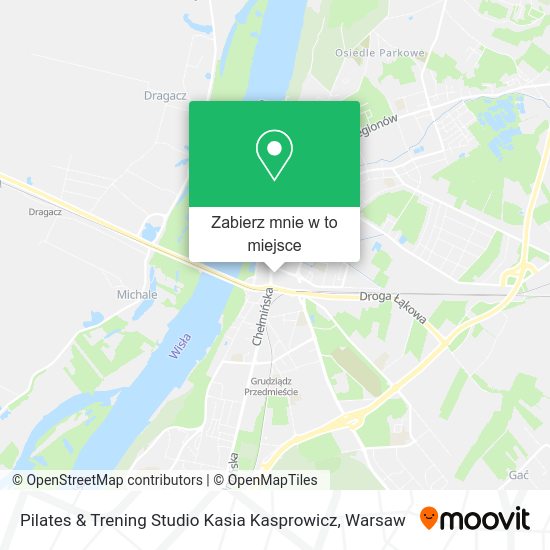 Mapa Pilates & Trening Studio Kasia Kasprowicz