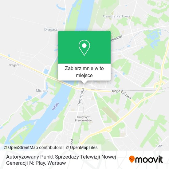 Mapa Autoryzowany Punkt Sprzedaży Telewizji Nowej Generacji N: Play