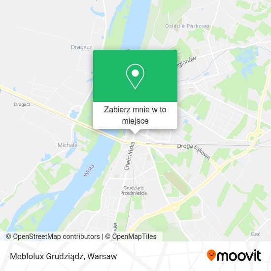 Mapa Meblolux Grudziądz