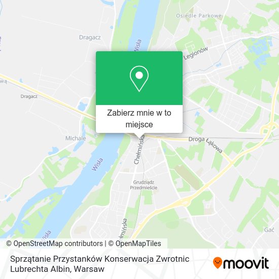 Mapa Sprzątanie Przystanków Konserwacja Zwrotnic Lubrechta Albin