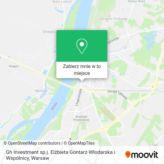 Mapa Gh Investment sp.j. Elżbieta Gontarz-Włodarska i Wspólnicy