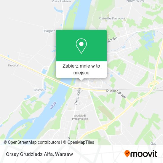 Mapa Orsay Grudziadz Alfa