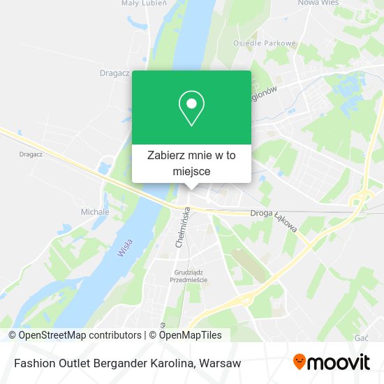 Mapa Fashion Outlet Bergander Karolina