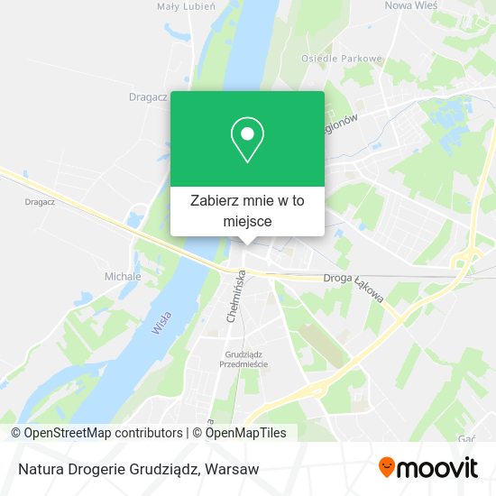 Mapa Natura Drogerie Grudziądz