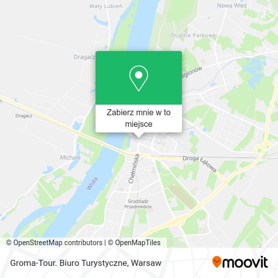 Mapa Groma-Tour. Biuro Turystyczne