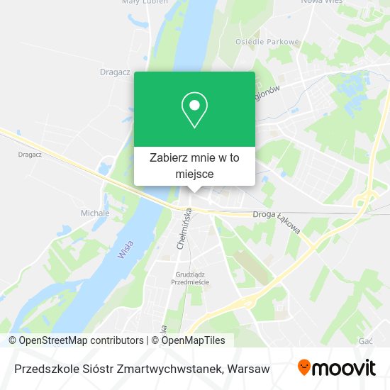 Mapa Przedszkole Sióstr Zmartwychwstanek