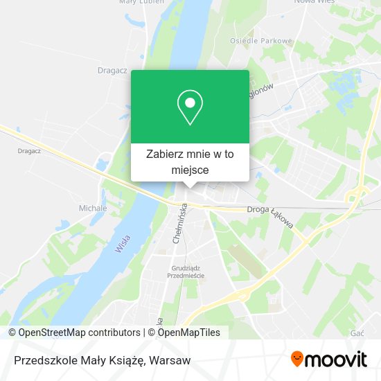 Mapa Przedszkole Mały Książę