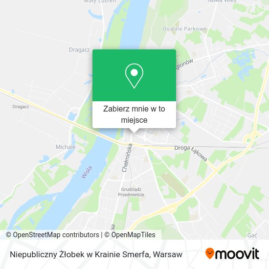 Mapa Niepubliczny Żłobek w Krainie Smerfa