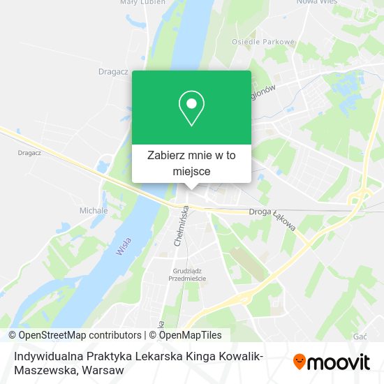 Mapa Indywidualna Praktyka Lekarska Kinga Kowalik-Maszewska