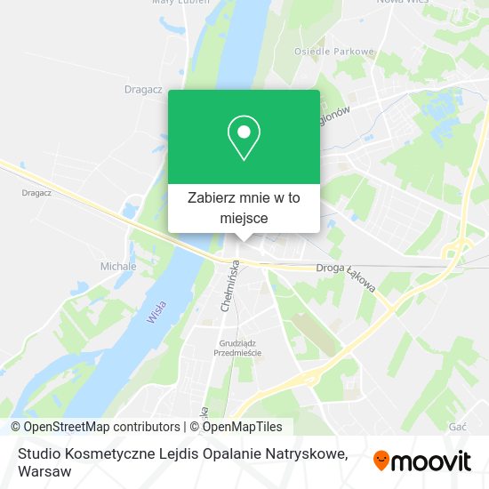 Mapa Studio Kosmetyczne Lejdis Opalanie Natryskowe