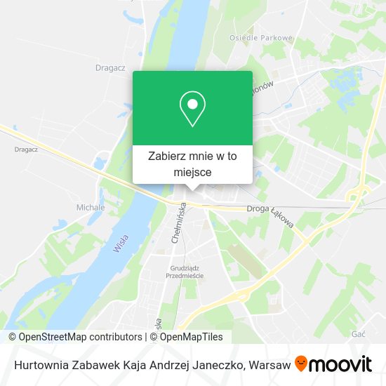 Mapa Hurtownia Zabawek Kaja Andrzej Janeczko