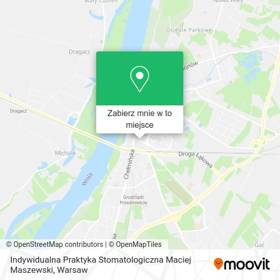 Mapa Indywidualna Praktyka Stomatologiczna Maciej Maszewski