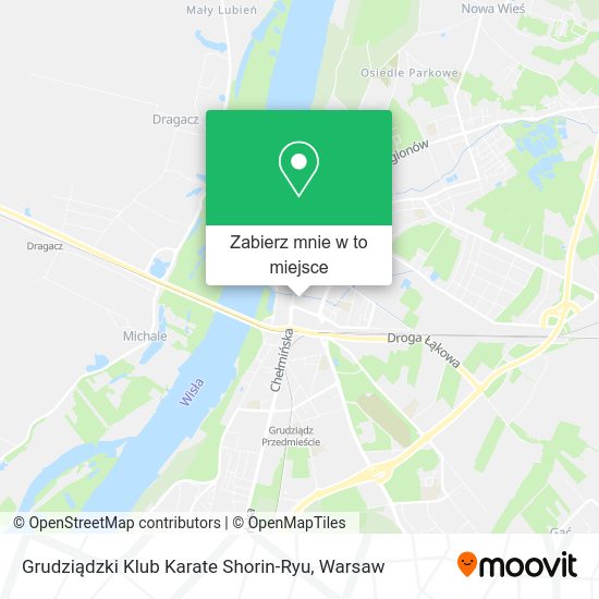 Mapa Grudziądzki Klub Karate Shorin-Ryu