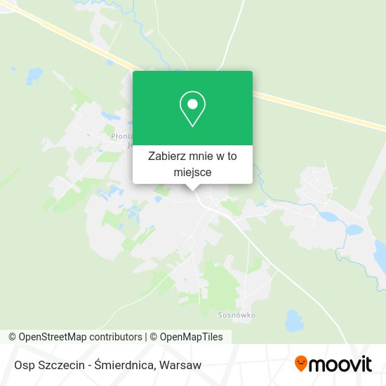 Mapa Osp Szczecin - Śmierdnica