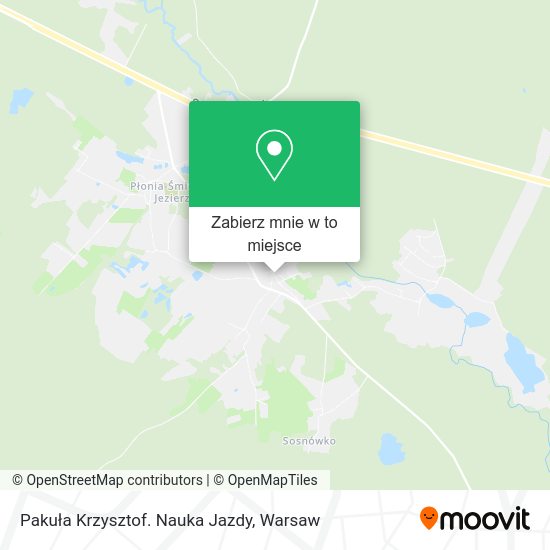 Mapa Pakuła Krzysztof. Nauka Jazdy