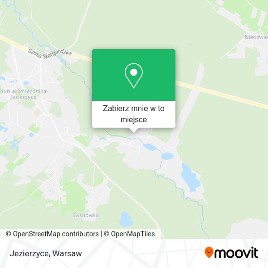 Mapa Jezierzyce