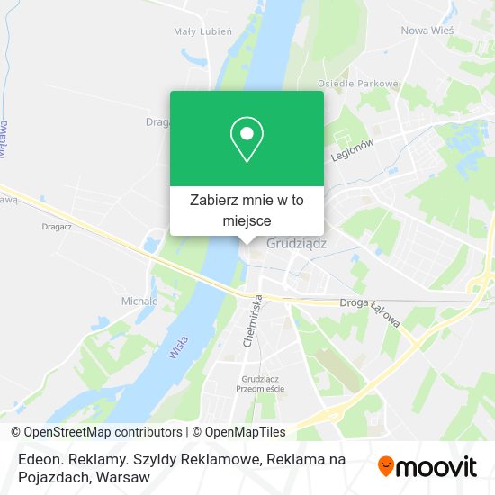 Mapa Edeon. Reklamy. Szyldy Reklamowe, Reklama na Pojazdach