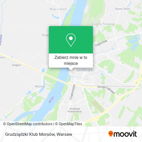 Mapa Grudziądzki Klub Morsów