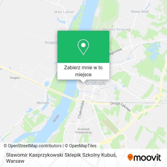 Mapa Sławomir Kasprzykowski Sklepik Szkolny Kubuś