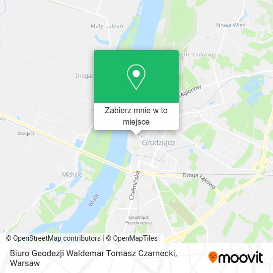 Mapa Biuro Geodezji Waldemar Tomasz Czarnecki