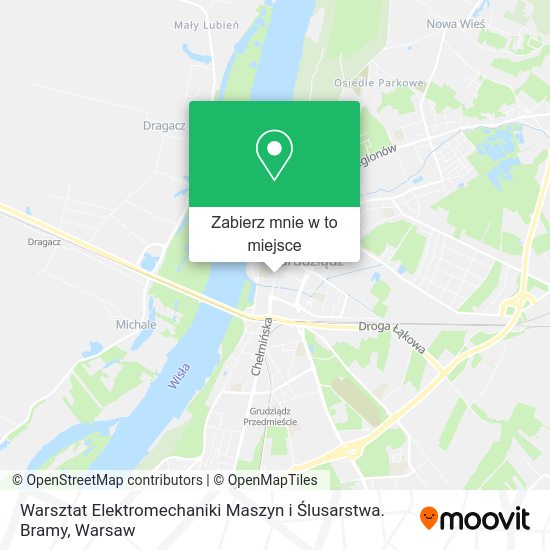 Mapa Warsztat Elektromechaniki Maszyn i Ślusarstwa. Bramy