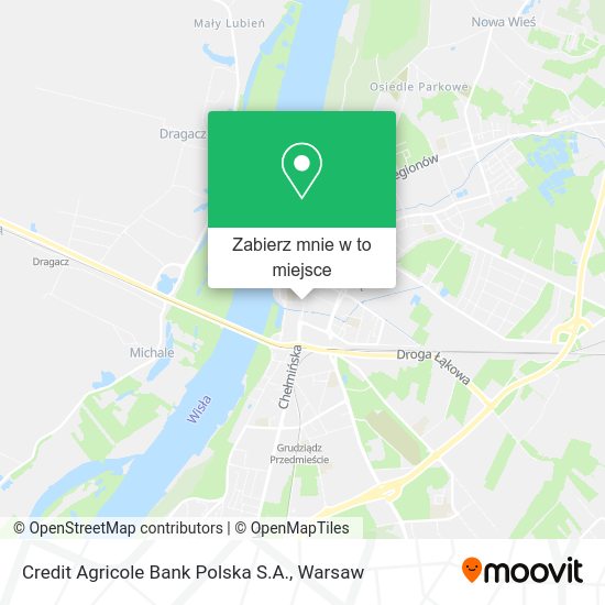 Mapa Credit Agricole Bank Polska S.A.