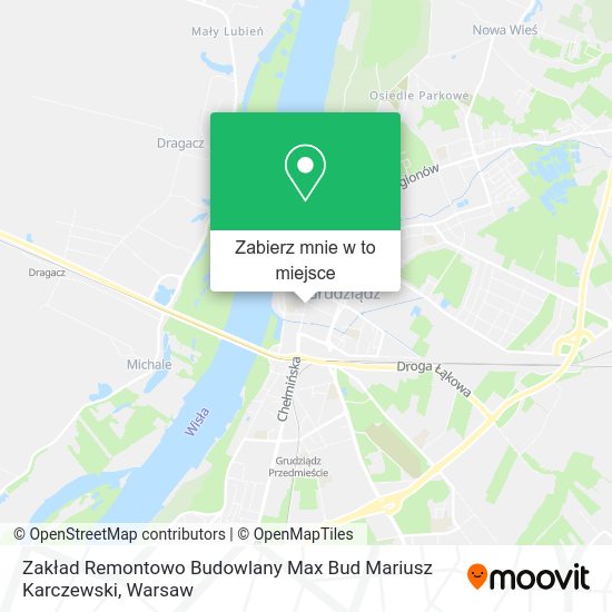 Mapa Zakład Remontowo Budowlany Max Bud Mariusz Karczewski