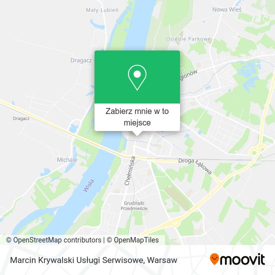 Mapa Marcin Krywalski Usługi Serwisowe