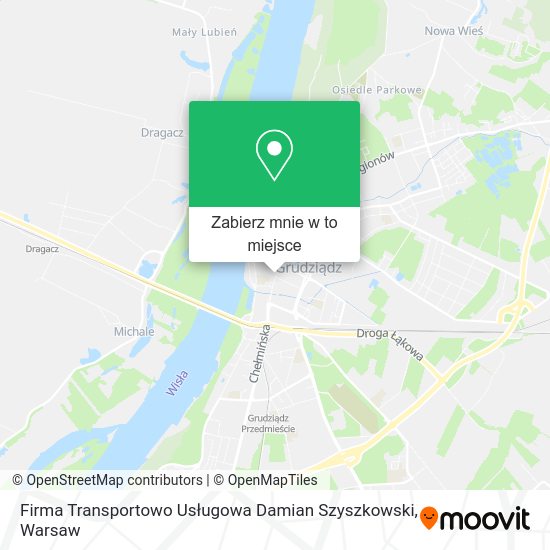 Mapa Firma Transportowo Usługowa Damian Szyszkowski