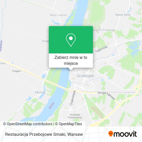 Mapa Restauracja Przebojowe Smaki