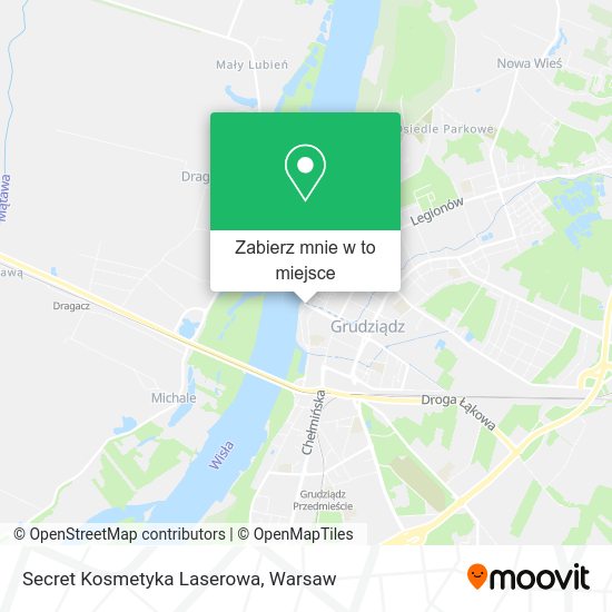 Mapa Secret Kosmetyka Laserowa