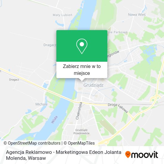 Mapa Agencja Reklamowo - Marketingowa Edeon Jolanta Molenda