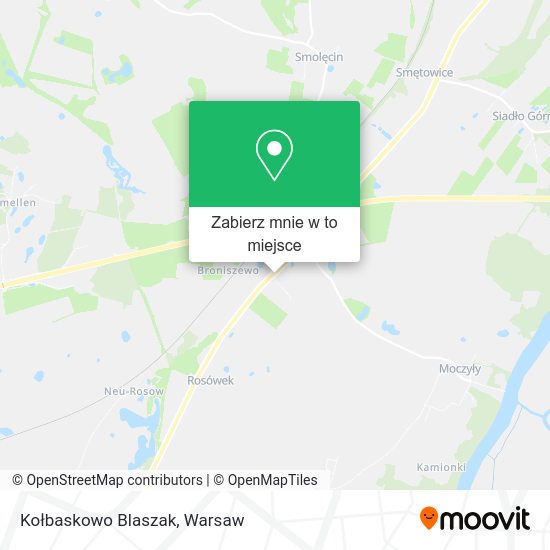 Mapa Kołbaskowo Blaszak