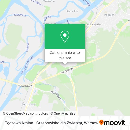 Mapa Tęczowa Kraina - Grzebowisko dla Zwierząt