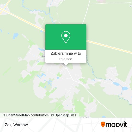 Mapa Zak