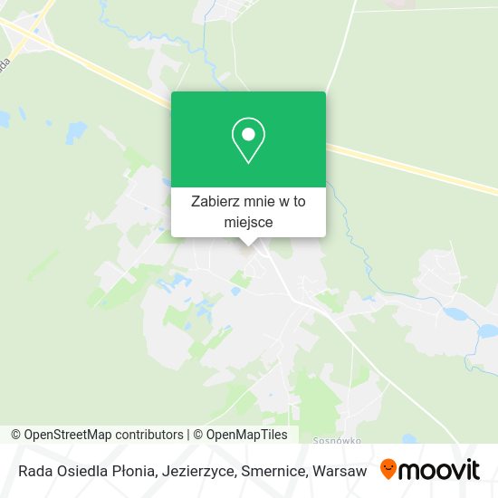 Mapa Rada Osiedla Płonia, Jezierzyce, Smernice