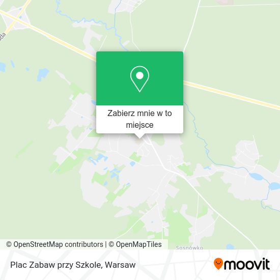 Mapa Plac Zabaw przy Szkole