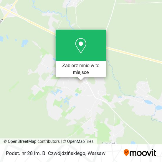 Mapa Podst. nr 28 im. B. Czwójdzińskiego