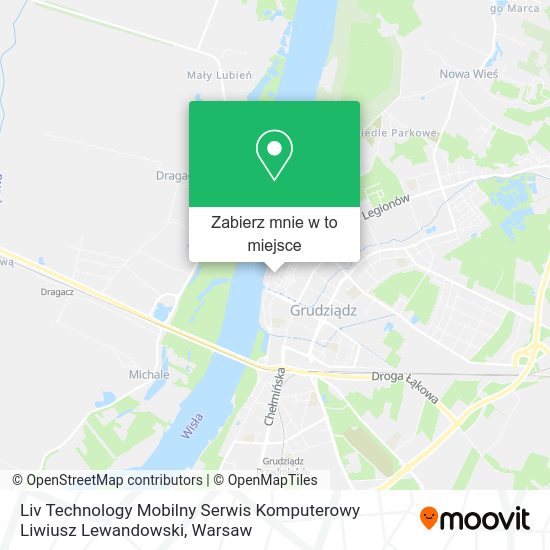 Mapa Liv Technology Mobilny Serwis Komputerowy Liwiusz Lewandowski