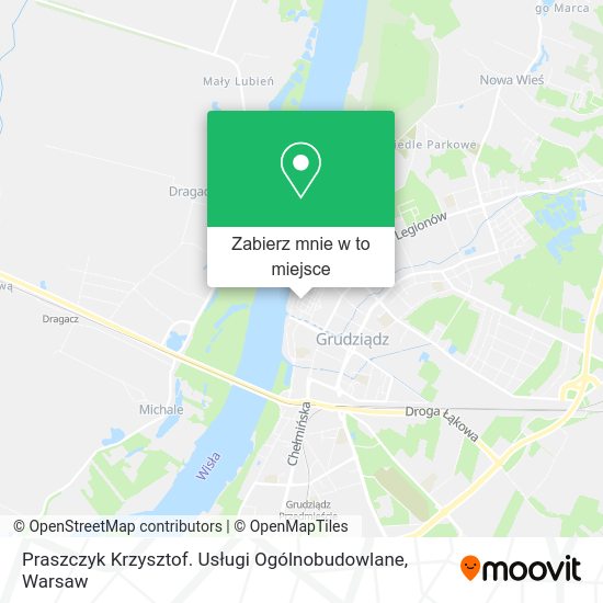 Mapa Praszczyk Krzysztof. Usługi Ogólnobudowlane