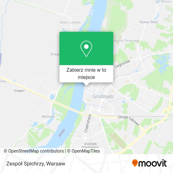 Mapa Zespół Spichrzy