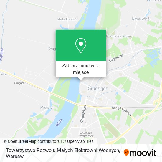 Mapa Towarzystwo Rozwoju Małych Elektrowni Wodnych