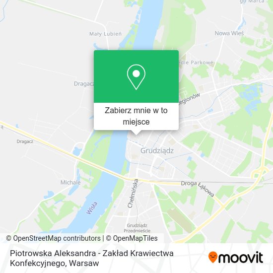 Mapa Piotrowska Aleksandra - Zakład Krawiectwa Konfekcyjnego