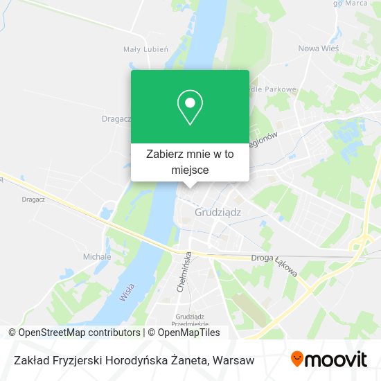 Mapa Zakład Fryzjerski Horodyńska Żaneta