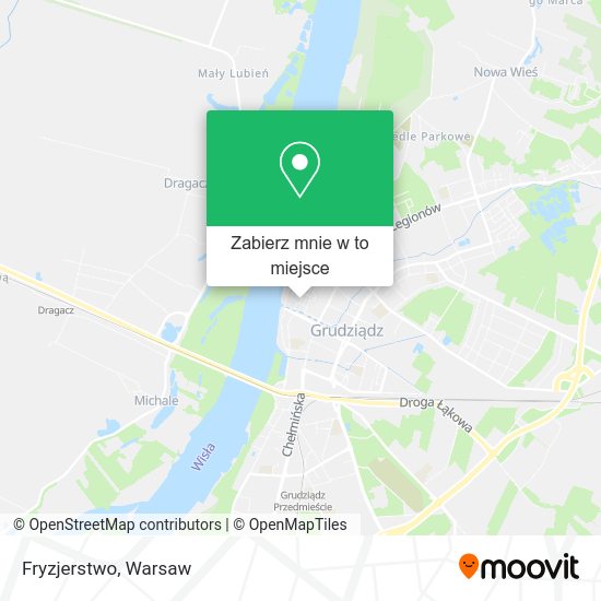 Mapa Fryzjerstwo