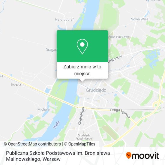 Mapa Publiczna Szkoła Podstawowa im. Bronisława Malinowskiego