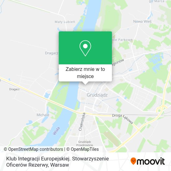 Mapa Klub Integracji Europejskiej. Stowarzyszenie Oficerów Rezerwy