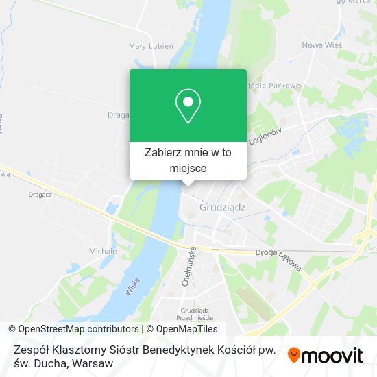 Mapa Zespół Klasztorny Sióstr Benedyktynek Kościół pw. św. Ducha