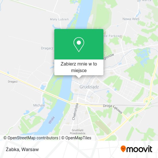 Mapa Żabka